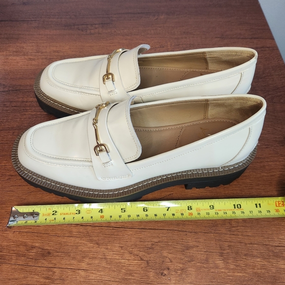 Laurs Lug Sole Loafer Sam Edelman Modern Ivory Size 9 - Picture 8 of 11